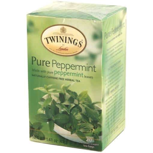 Twinings Pure Peppermint Herbal Tea Bags 20s Brits R U S