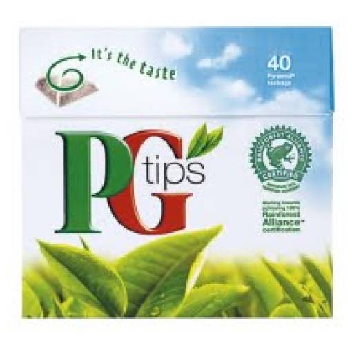 PG Tips Pyramid 40 Teabags – Brits R U.S.