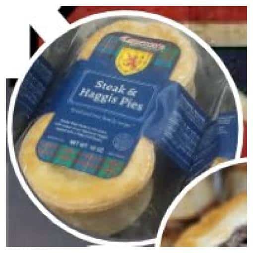 Cameron´s Steak and Haggis Pies Brits R U.S.