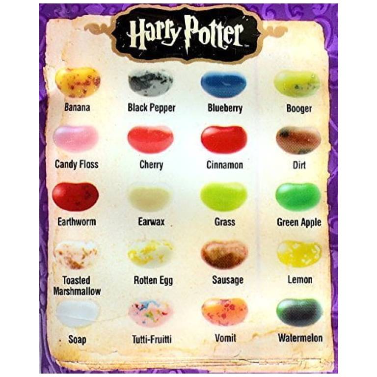 Harry Potter Bertie Bott S Every Flavour Beans In Gift Box Wicked My 