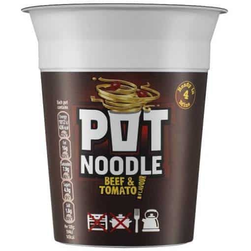Pot Noodle Beef Tomato