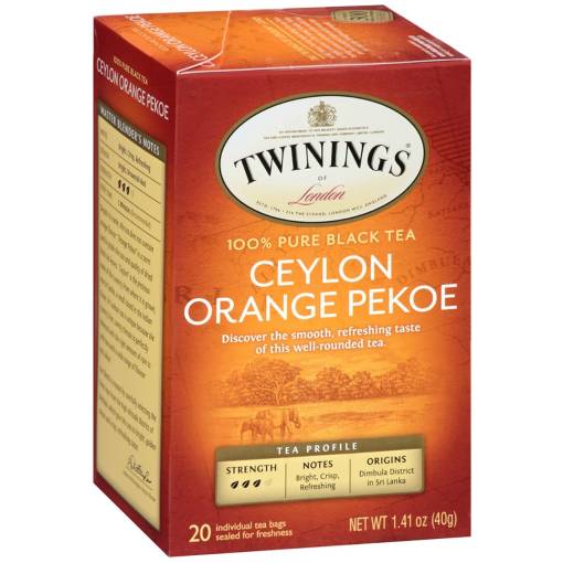 Twinings Ceylon Orange Pekoe Tea Bags 20s – Brits R U.S.