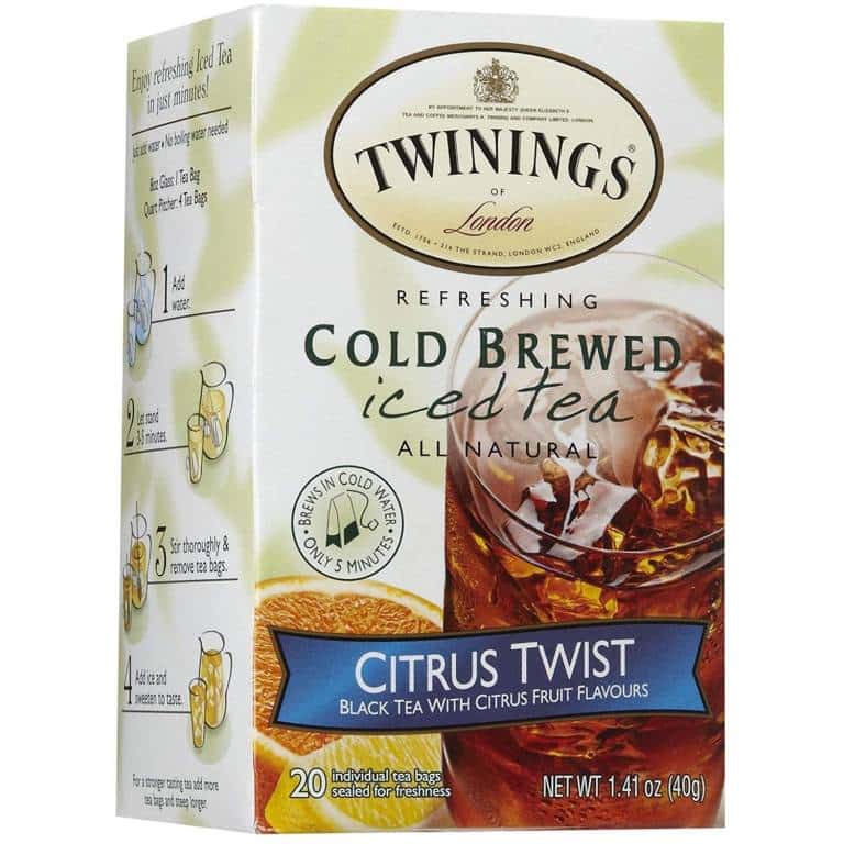 Twinings Cold Brewed Iced Tea Citrus Twist Tea Bags 20s Brits R U.S.
