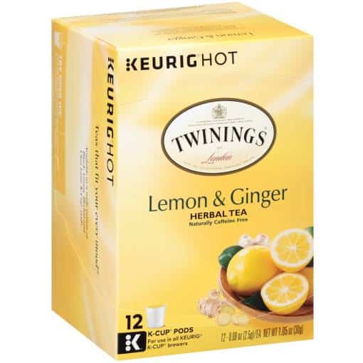Twinings Lemon Ginger Kcups Twinings Lemon Ginger Kcups
