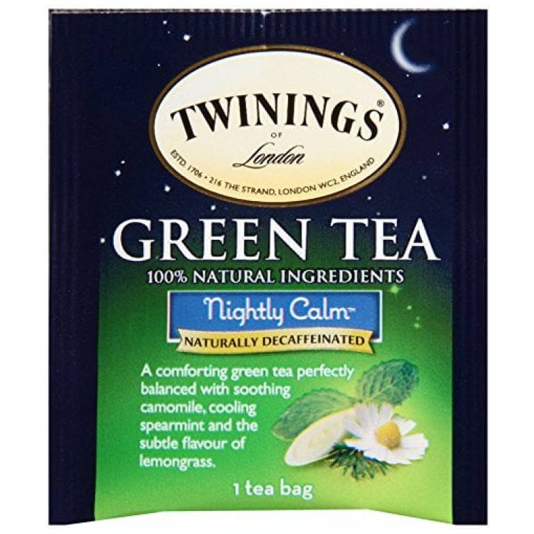 Twinings Green Tea Blends Nightly Calm Decaffeinated Tea Teabags 20s