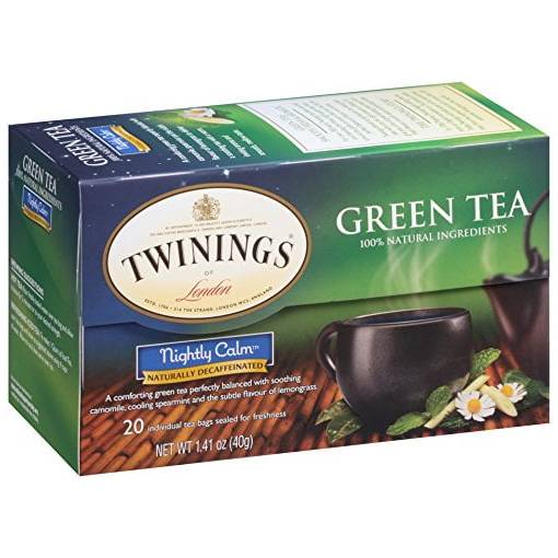Twinings Green Nightly Calm Decaffeinated Tea new