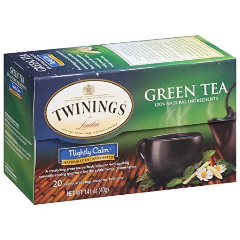 Twinings Green Tea Blends Nightly Calm Decaffeinated Tea Teabags 20s