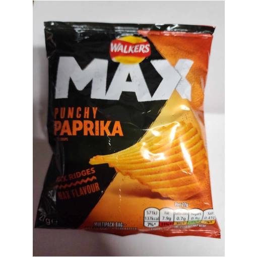 Walkers Max Paprika 27g