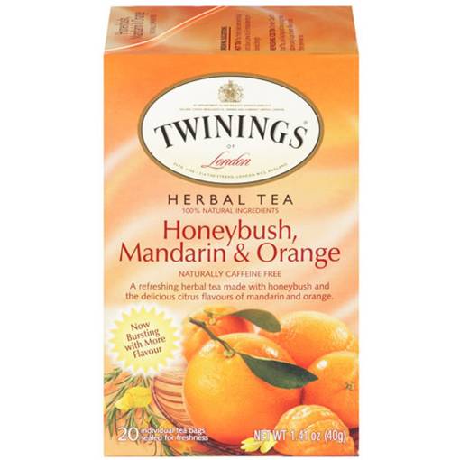 Twinings Honeybush  Manderin Orange Tea 20s
