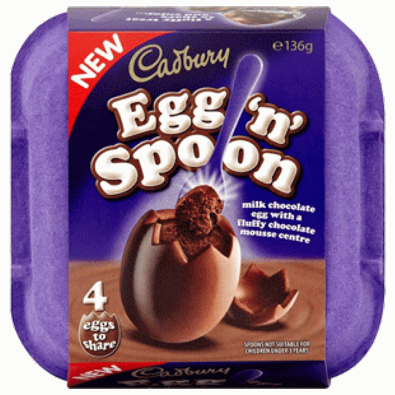 Cadbury Egg n Spoon Chocolate Brits R U.S.