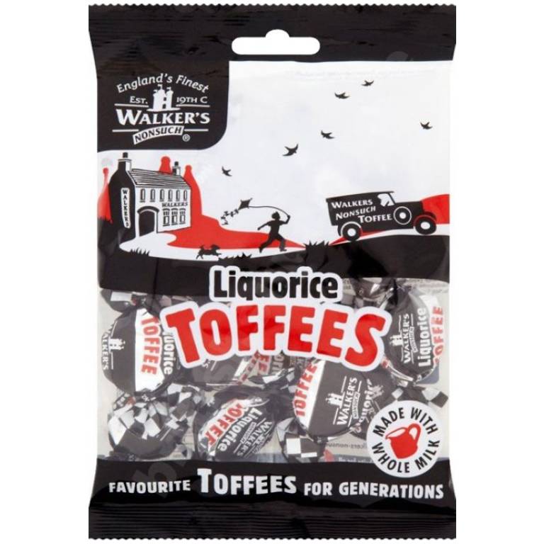Walkers Nonsuch Liquorice Toffee Brits R U.S.
