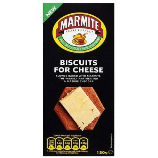 Marmite Biscuits for Cheese
