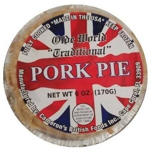 Cameron S Traditional Old World Pork Pie 6oz Brits R U S