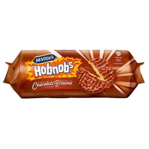 McV Hobnobs Milk Brownie