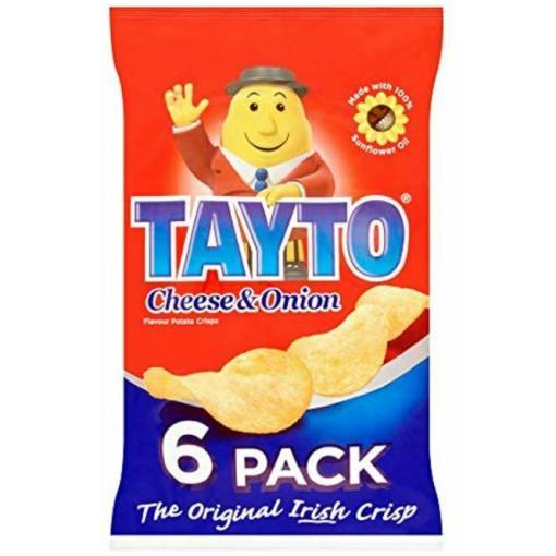 Tayto Cheese Onion 6 SI