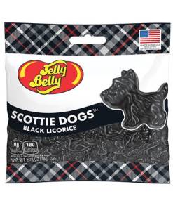 JB Black Licorice Scottie Dogs