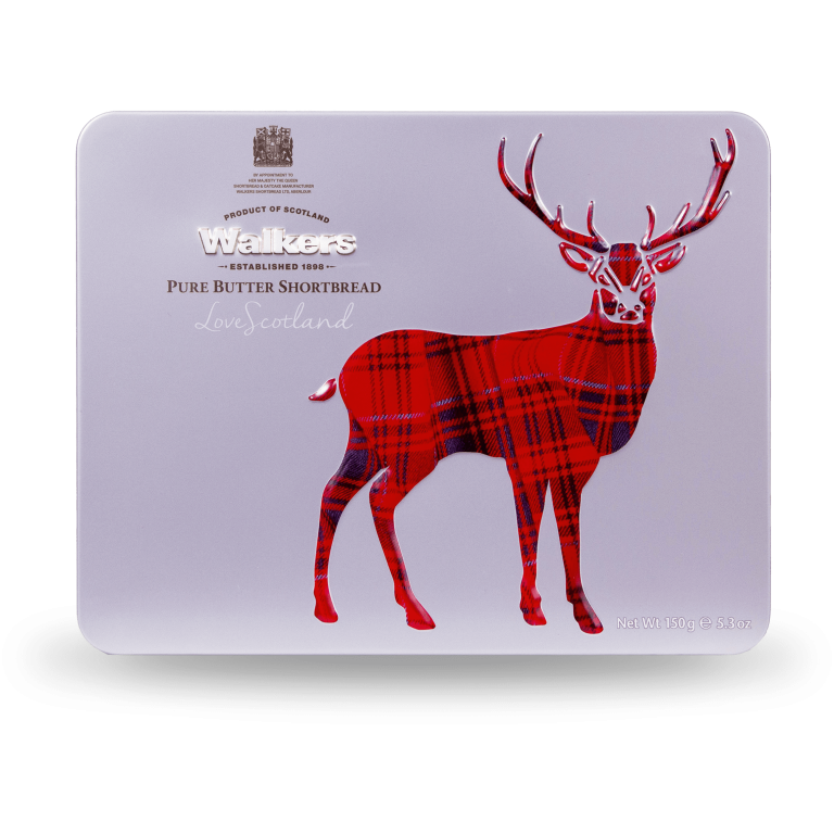 Walkers Shortbread Scottish Highland Coo Icon Tin Brits R U.S.