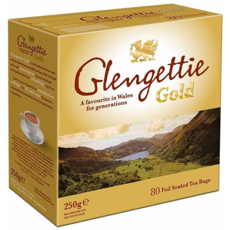 Glengettie Gold Welsh Tea Bags 80s Brits R U.S.