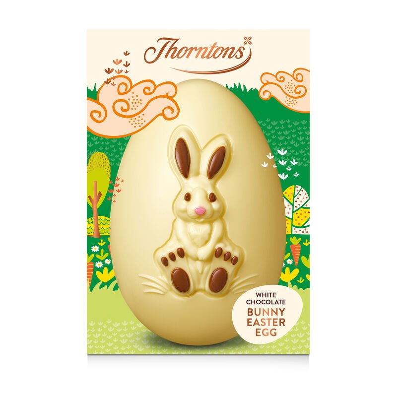 Thorntons White Chocolate Bunny Easter Egg Brits R U S