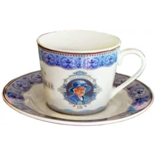 Queen Elizabeth II Platinum Jubilee Cup and Saucer