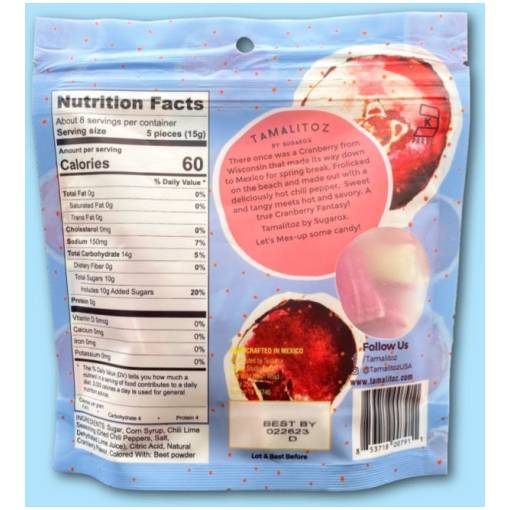 Tamalitoz Cranberry Fantasy Back