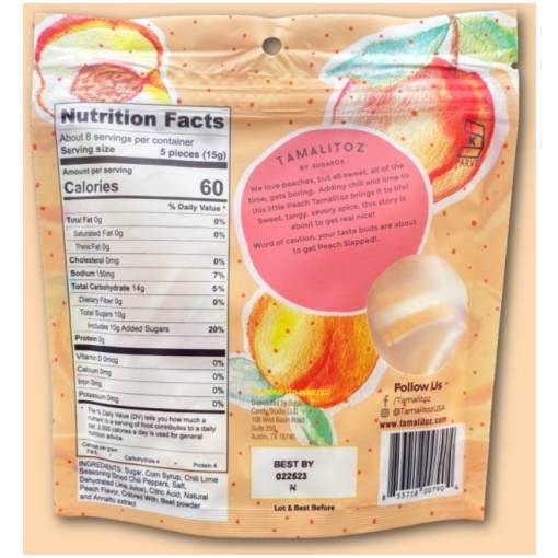 Tamalitoz Peach Slapped Back Tamalitoz Peach Slapped Back