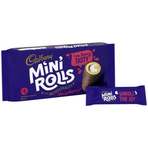 Cadburys Raspberry Mini Rolls 5s – Brits R U.S.