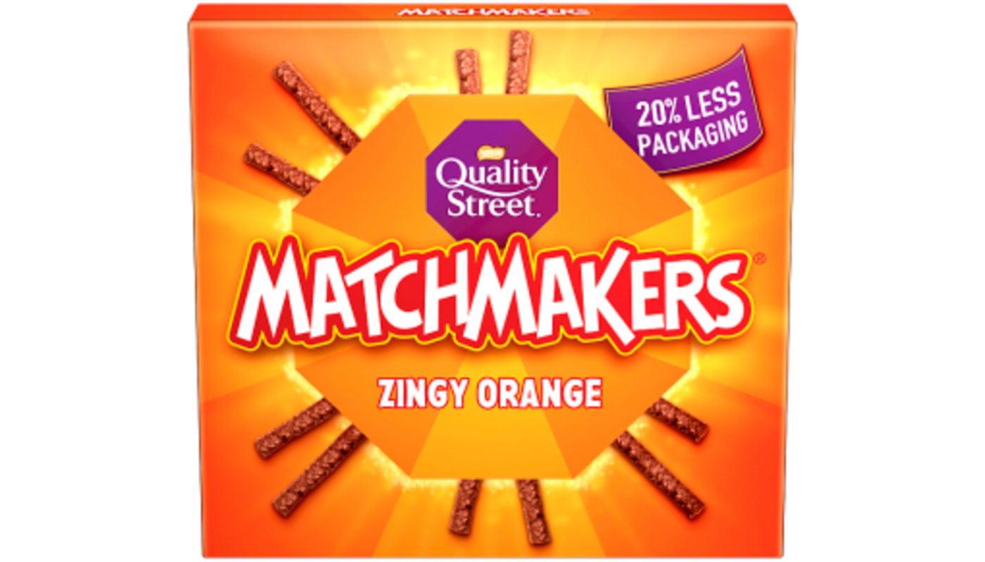 Nestle Quality Street Matchmakers Zingy Orange Brits R U.S.