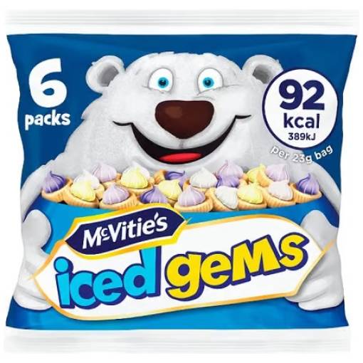 McVities Iced Gems 6
