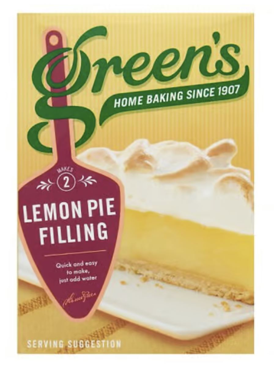 Greens Lemon Pie Filling Mix BB 2023 – Brits R U.S.
