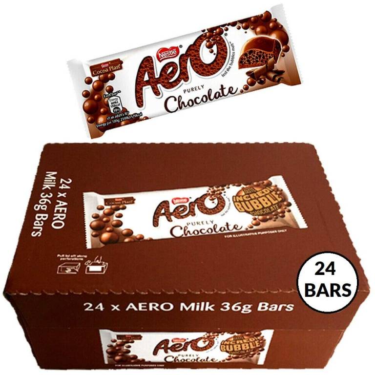 Nestle Aero Milk Chocolate - Full Case 24 x 36g – Brits R U.S.