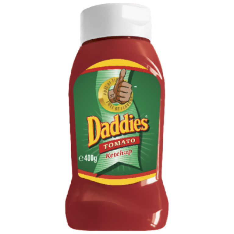Daddies Tomato Ketchup Squeezy 400g Brits R U.S.