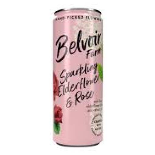 Belvoir Elderflower Rose Can