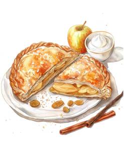 4&20 Apple Custard Pasty 01