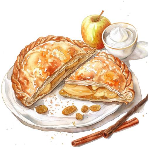 4&20 Apple Custard Pasty 01