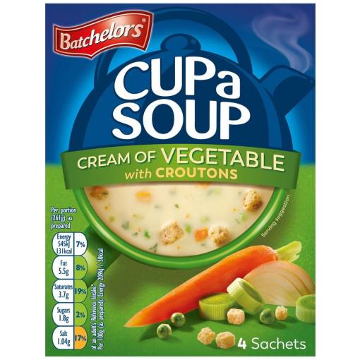 Batchelors Cup A Soup Cream Of Vegetable