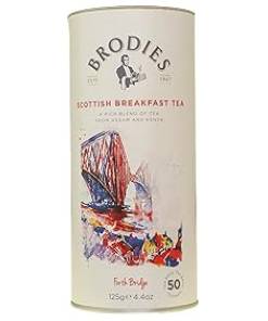 Brodies Scottish Breakfast Tea Bags Drum 50s