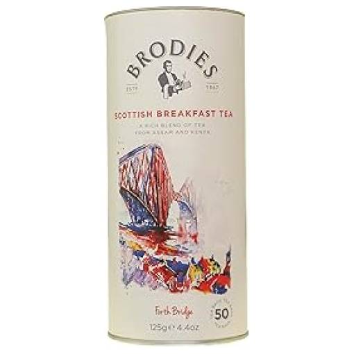 Brodies Scottish Breakfast Tea Bags Drum 50s