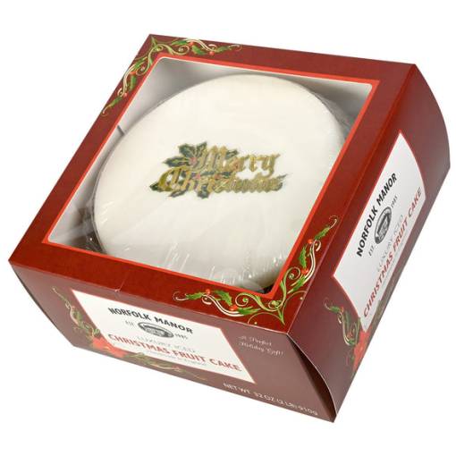 Norfolk Manor Round Xmas Cake 02