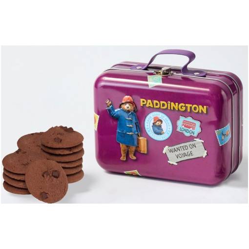 Paddington Bear Cookies Suitcase Tin 01