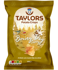 Taylors Festive Boxing Day Curry Flavour Potato Straight Crisps 150g v2