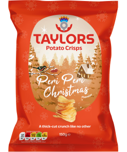 Taylors Festive Peri Peri Christmas Potato Straight Crisps 150g 1