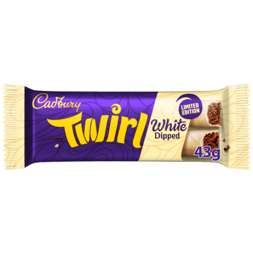 Twirl White Dipped