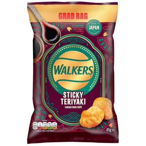 Walkers Sticky Teriyaki