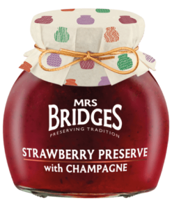 mrs bridges strawberry preserve with champagne