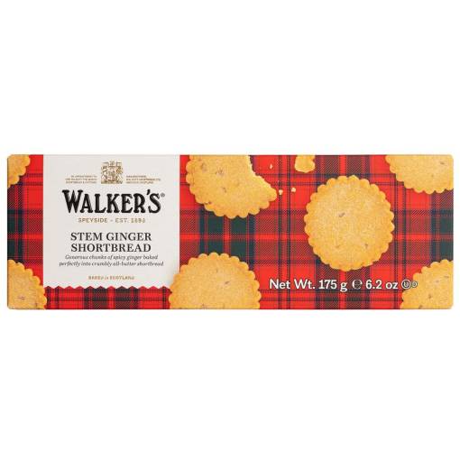 Walkers Stem Ginger Shortbread